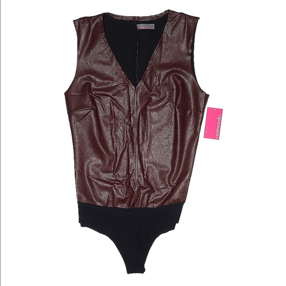Commando Faux Leather Bodysuit - Picture 12 of 14